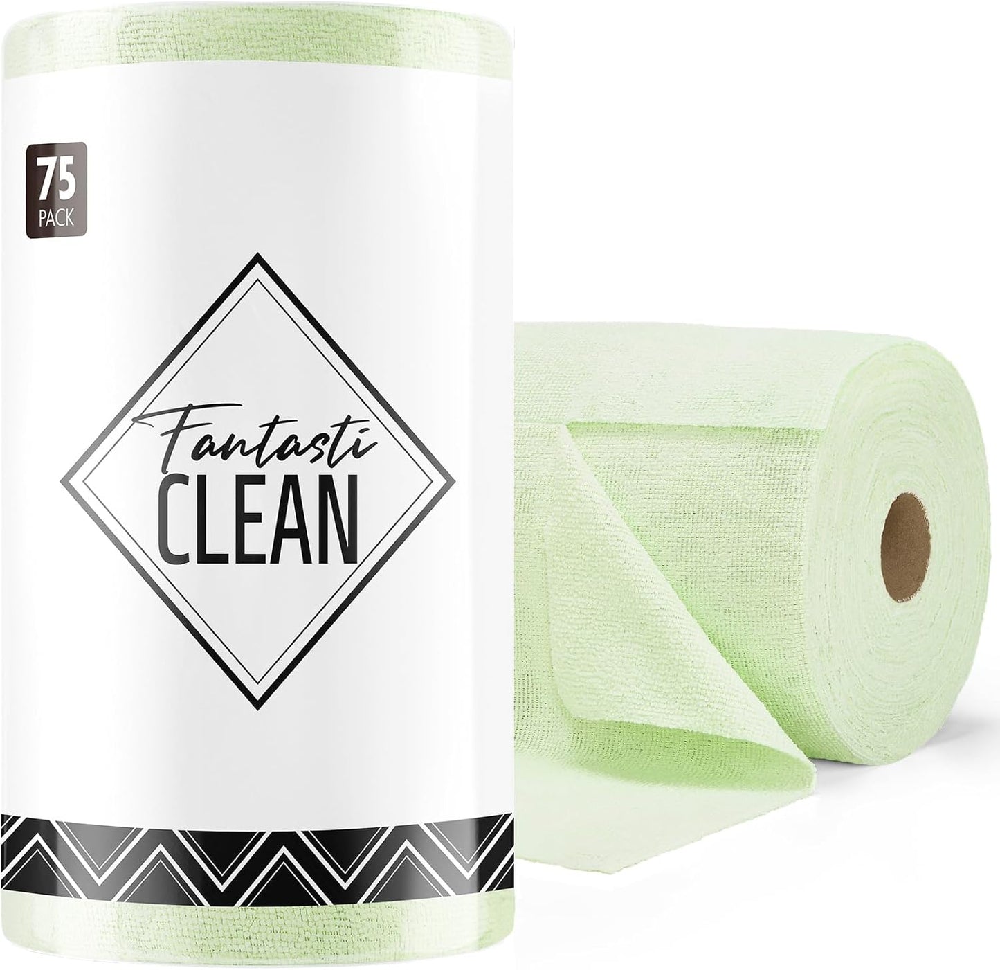 75 Pack Fantasticlean Microfiber Towels - Ultra Absorbent