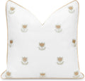Hofdeco Premium Coastal Throw Pillow Cover 20x20 - Water Repellent