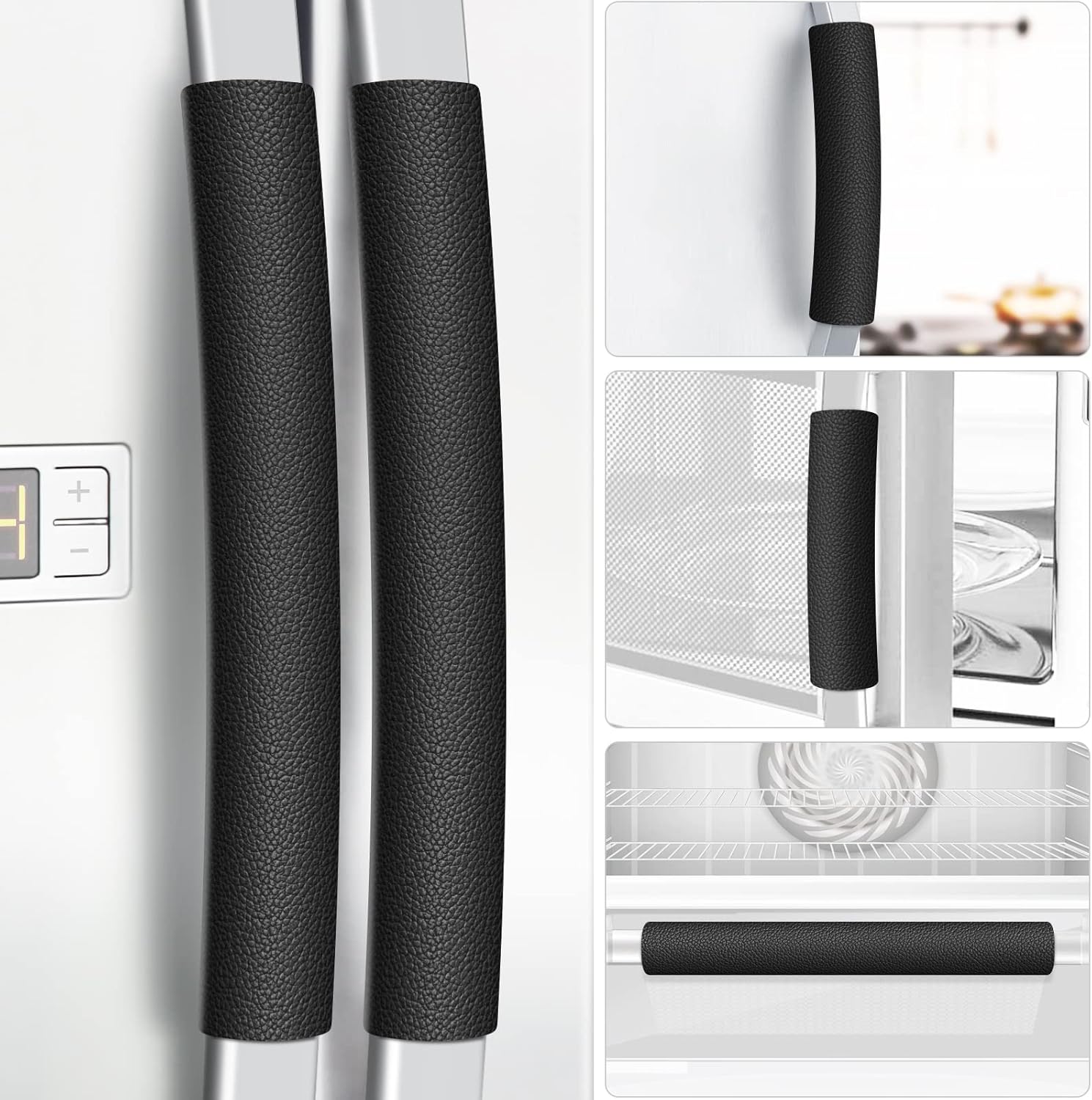 Clean in Style: Leather Fridge Handle Covers