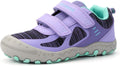 Kids Hiking Boots with Protective Toe - Water-Resistant Trekking Shoes