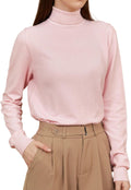 SANGTREE Women's Turtleneck Sweater Long Sleeve - Soft, Lightweight
