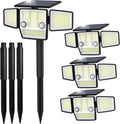 Solar Lights Outdoor 236 LED 2500 Lumens - 360 Motion Security