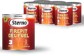 Sterno 6-Pack Firepit Gel Fuel - 3 Hour Burn Time Fireplace