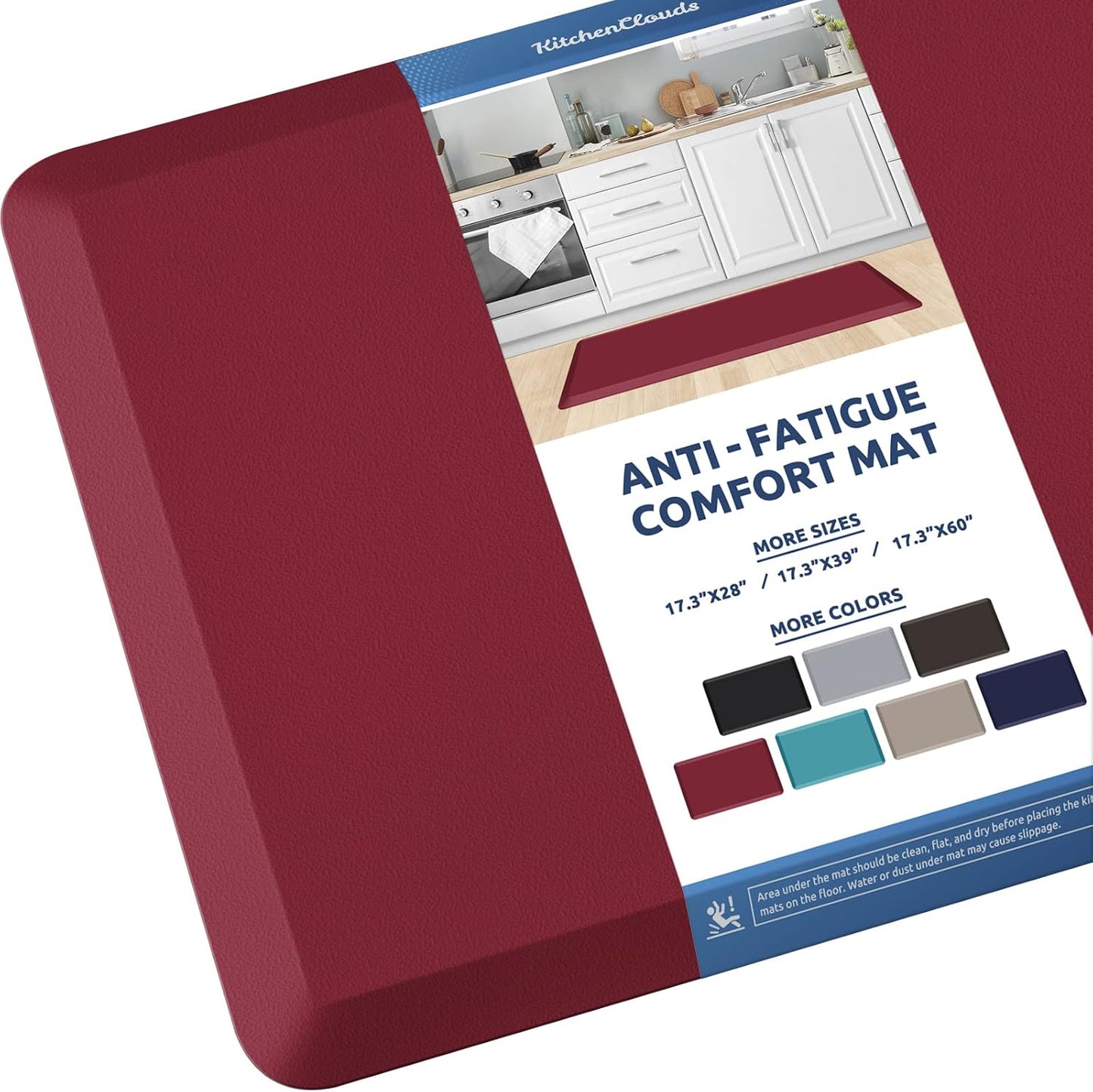 Cushioned Anti Fatigue Kitchen Rug for Comfort and Support