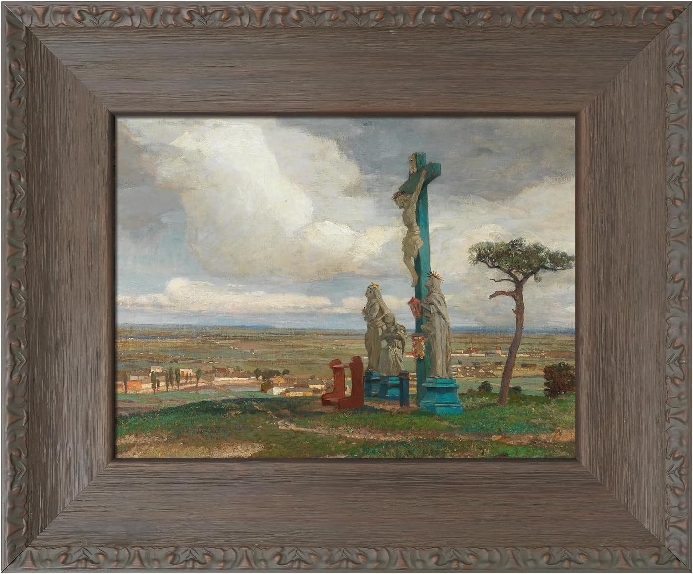 Antique French Painting Frame for 24x36 Stretched Canvas