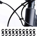 VANICE 10 Pcs Bike Brake Cable S Clips | Secure Hose Guide for Smooth MTB Riding