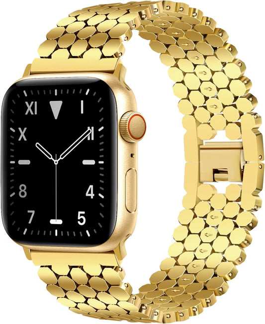 Dressy Designer Metal Apple Watch Band by JR.DM