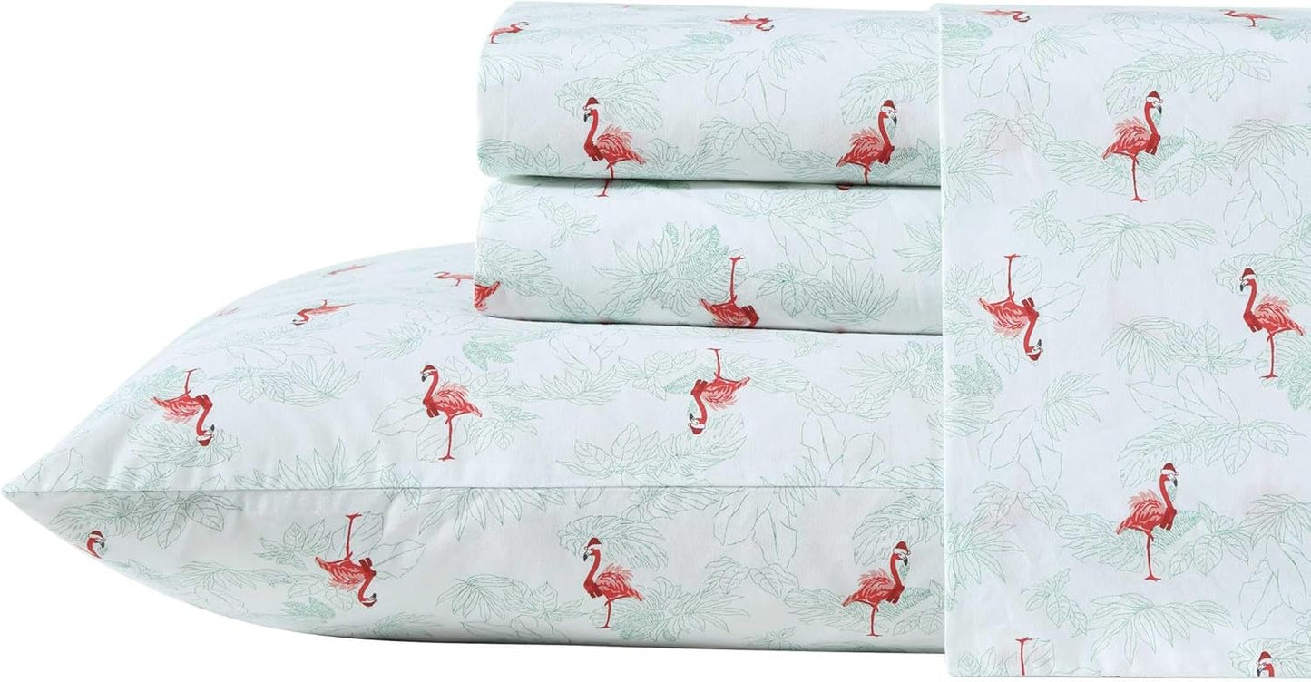 Tommy Bahama King Sheet Set - Super Soft Cotton Percale Bedding