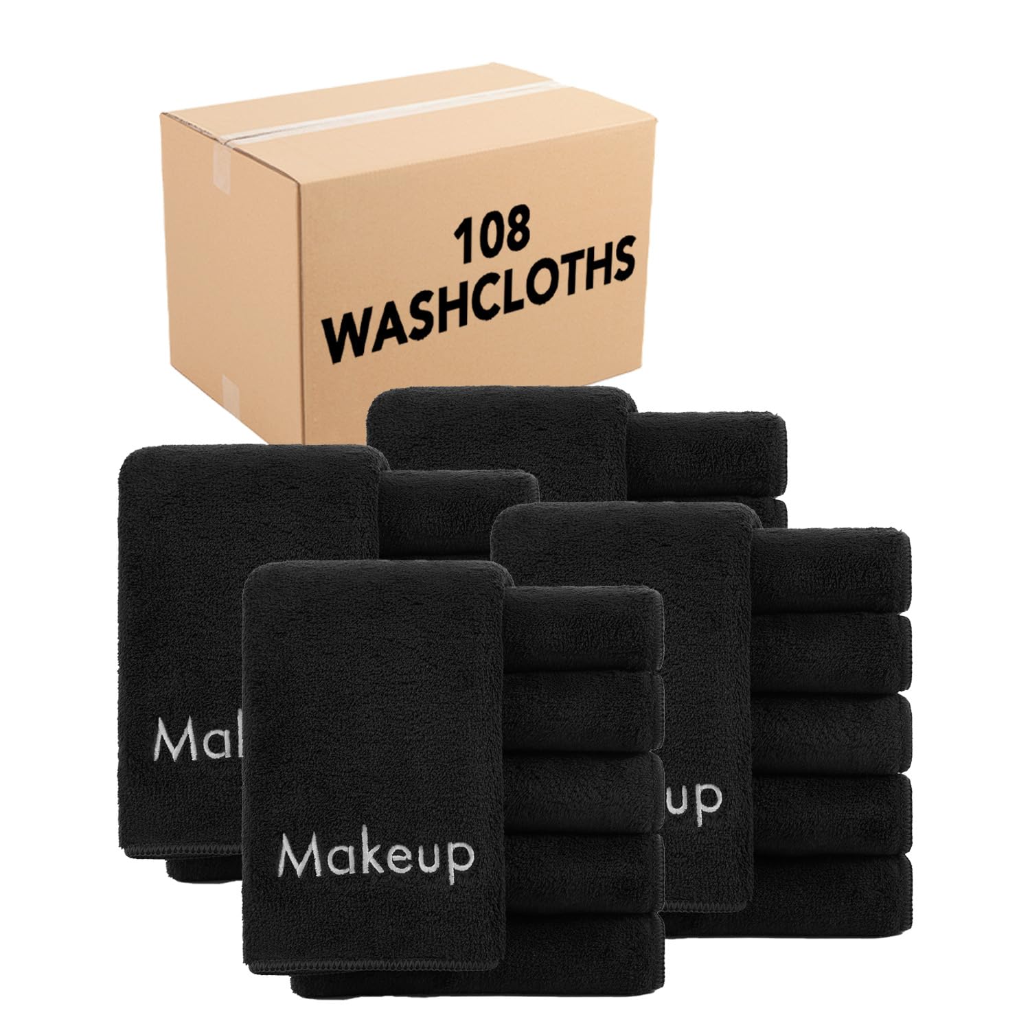 Arkwright Makeup Towels - Ultra Soft Microfiber Washcloths