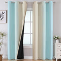 84-Inch Ombre Blackout Curtains for Living Room and Bedroom Decor