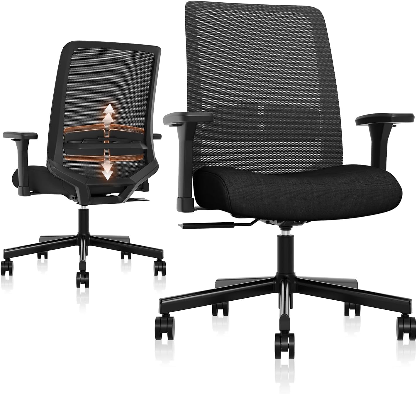 MOLENTS Ergonomic Office Chair - Lumbar Support & Comfort