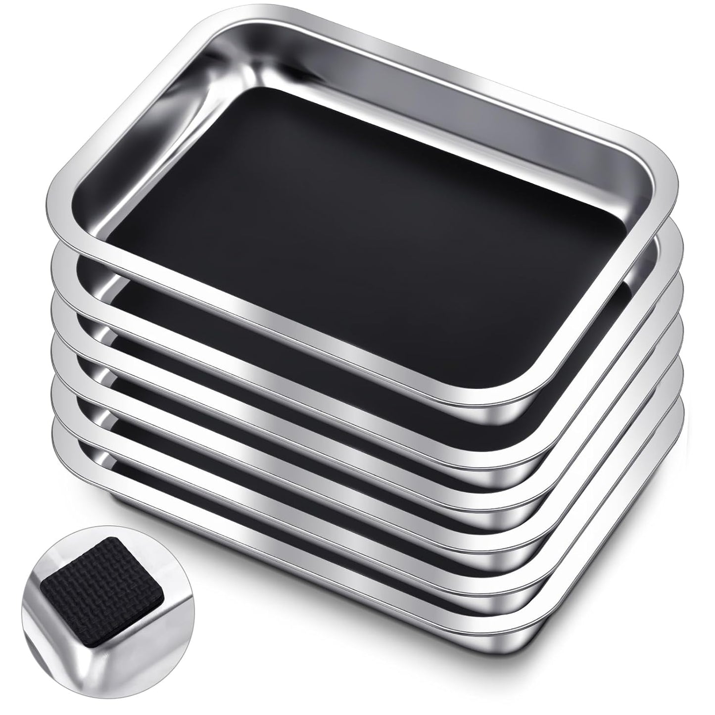 10.2 x 7.5 Inch Dissection Pan Set for Lab Experiments