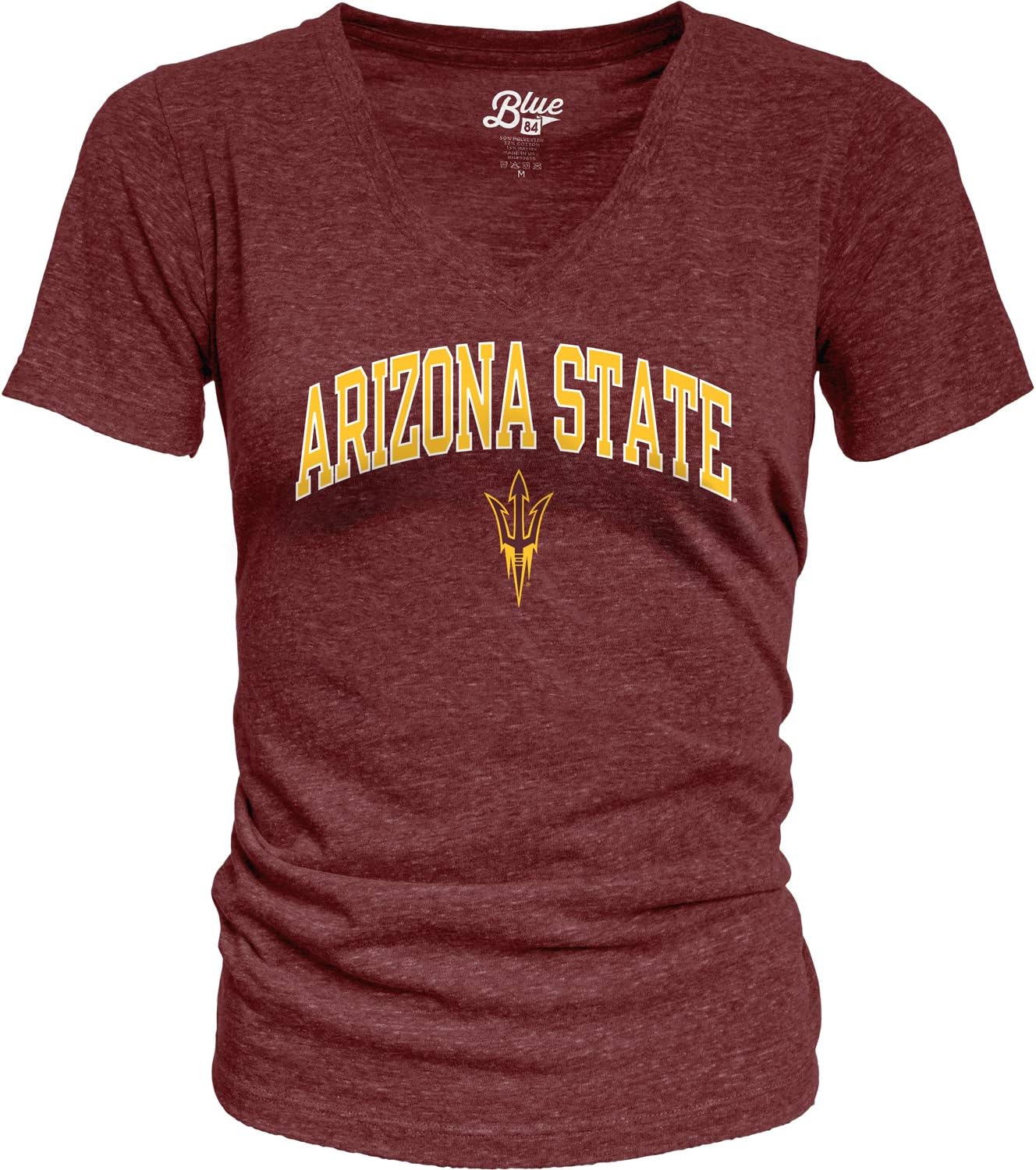Heathered Team Color Confetti T Shirt for Arizona State Fans