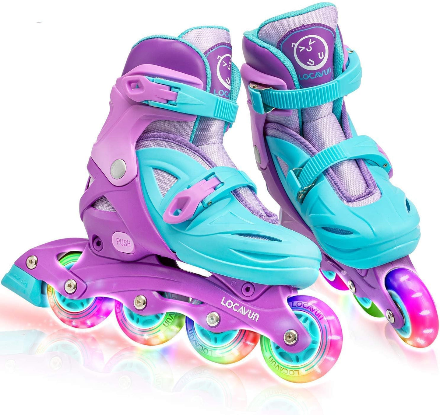 Inline Skates for Kids with Adjustable Light Up Wheels