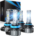 M1S 2024 9005/HB3 H11/H8/H9 Bulbs Combo - 6000K Cool White Visibility
