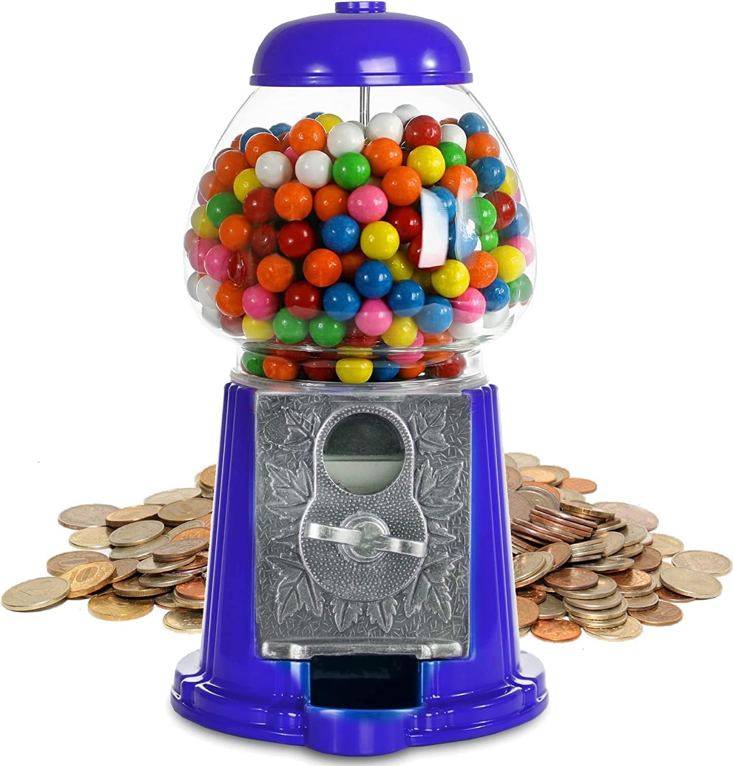 Gumball Machine for Kids - Heavy Duty Metal 12in Dispenser
