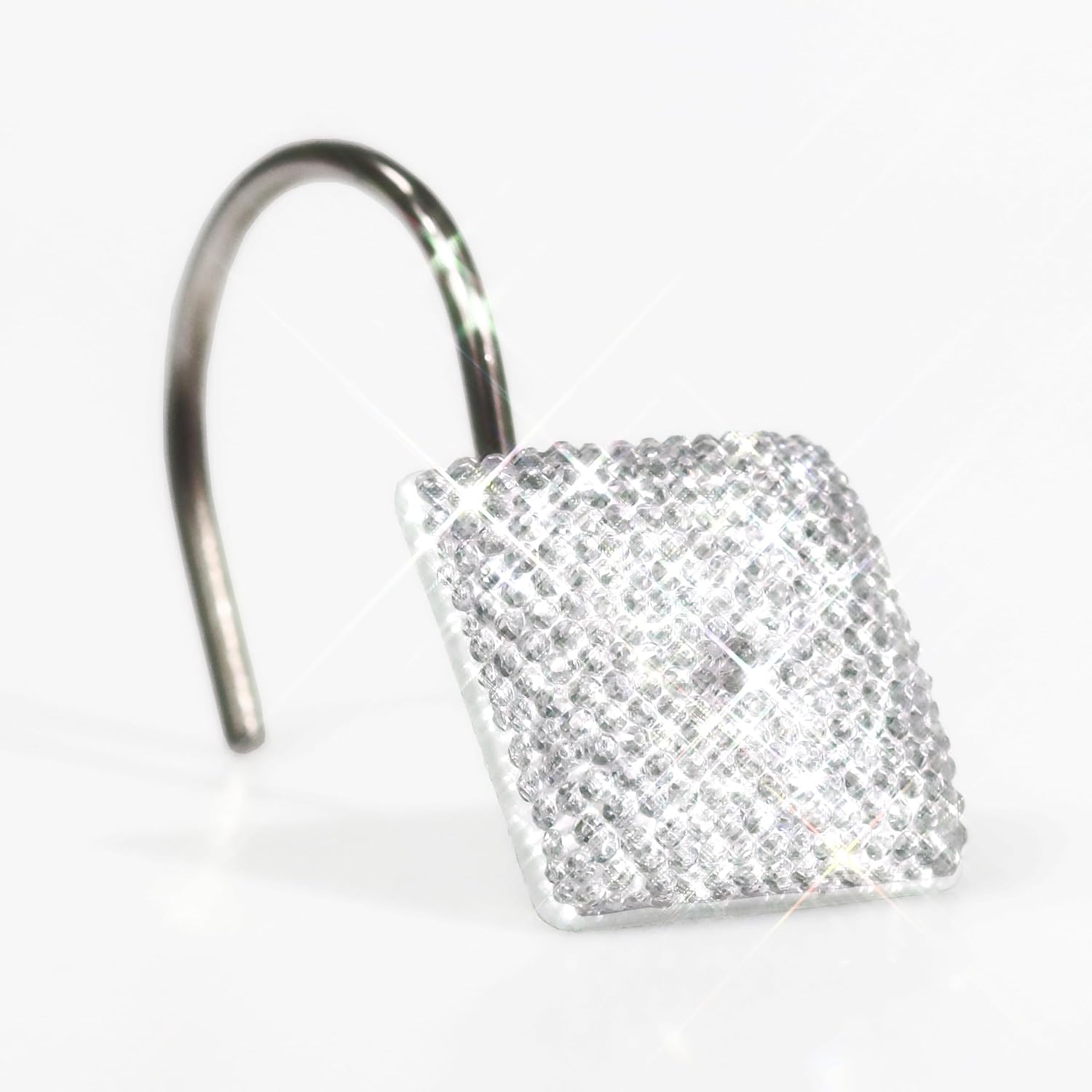 Bling Crystal Shower Hooks: Sparkle & Shine! - Popkozzi