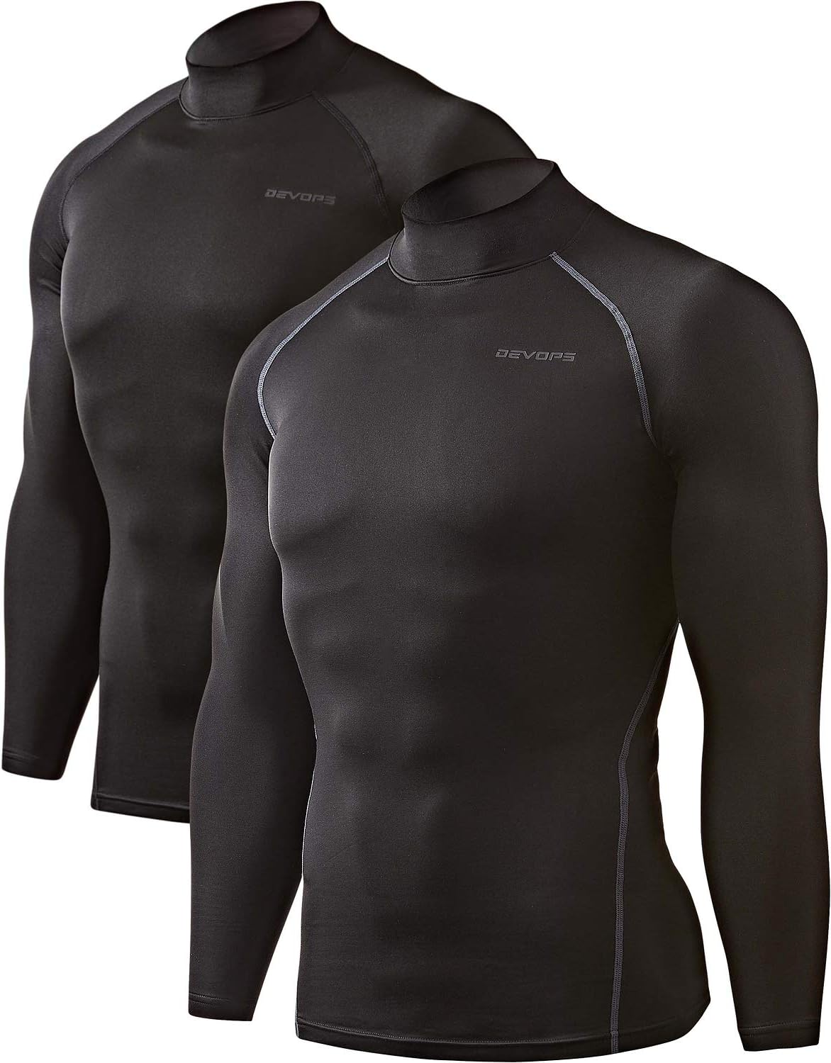 DEVOPS Men's Thermal Turtle Mock Neck Shirts for Ultimate Comfort