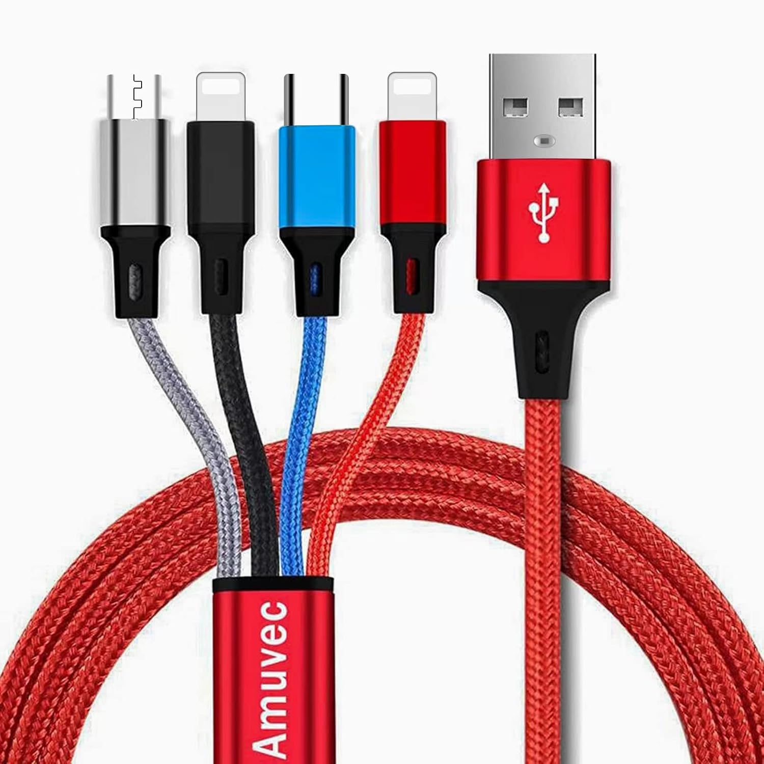 Fast Charge 4-in-1 USB Cable for All Devices