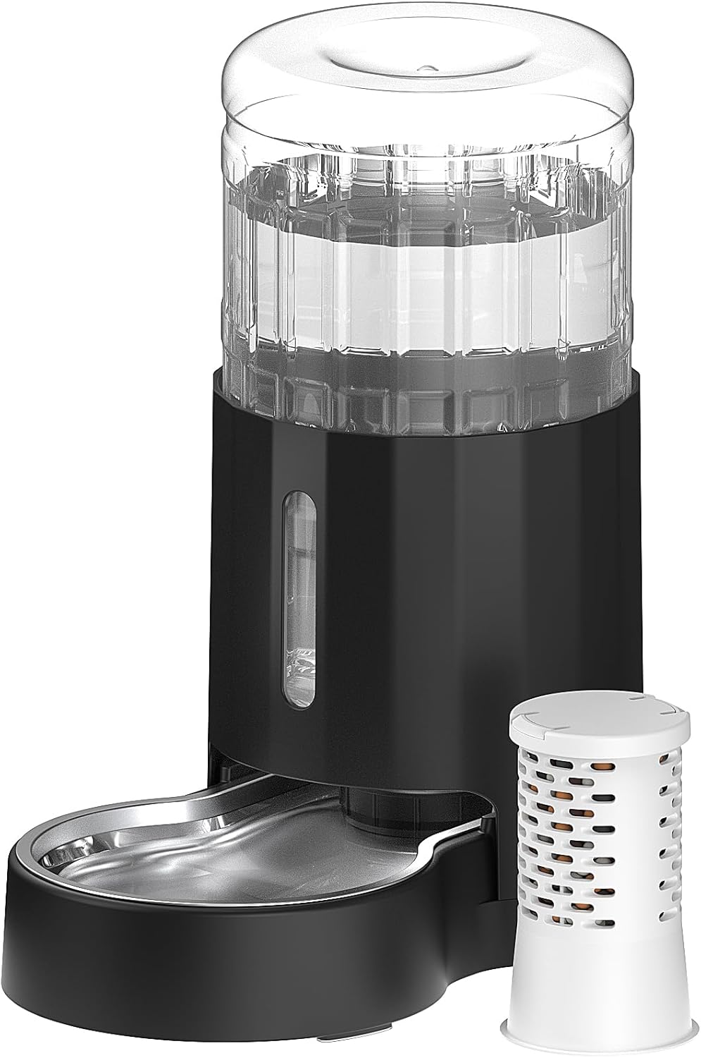 CZPET Automatic 4L Filter Water Dispenser for Pets - Black