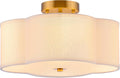 VONLUCE Semi Flush Mount Ceiling Light, 13 in - Modern 4-Light Fixture