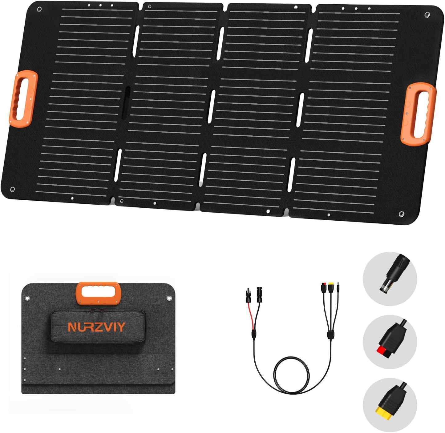 100W Foldable Solar Panel: Portable Power on the Go!