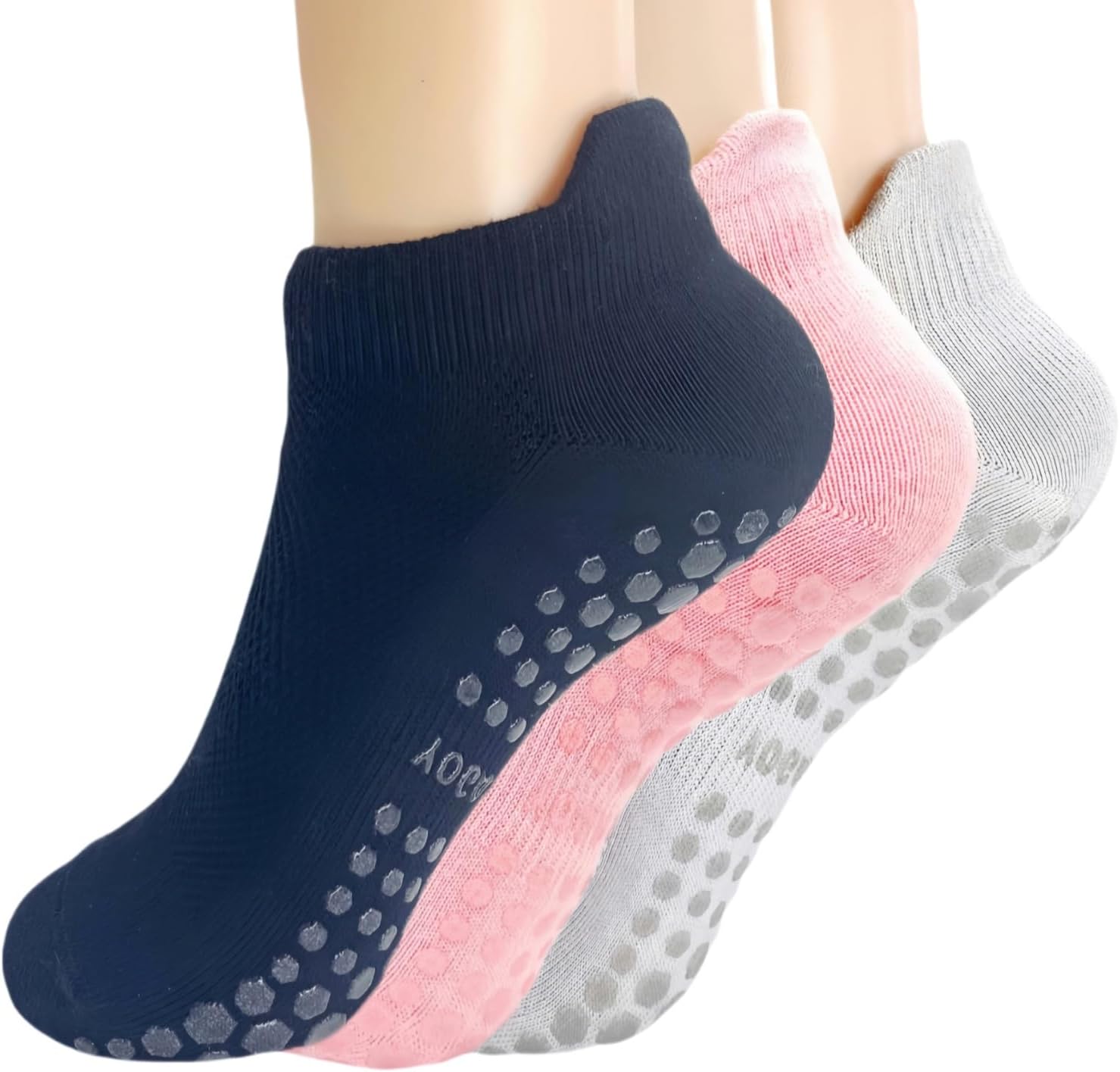 Non-Slip Pilates Socks for Women - LucFoxsy