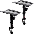 Tlingt Studio Monitor and Speaker Stand Pair - Clamp-on Desk Stands