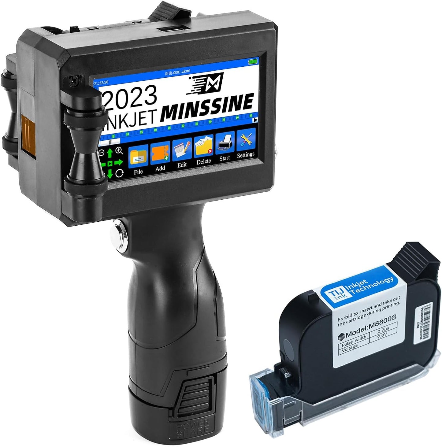 Handheld Inkjet Printer Gun MS-Z10 for Text and Barcode Printing