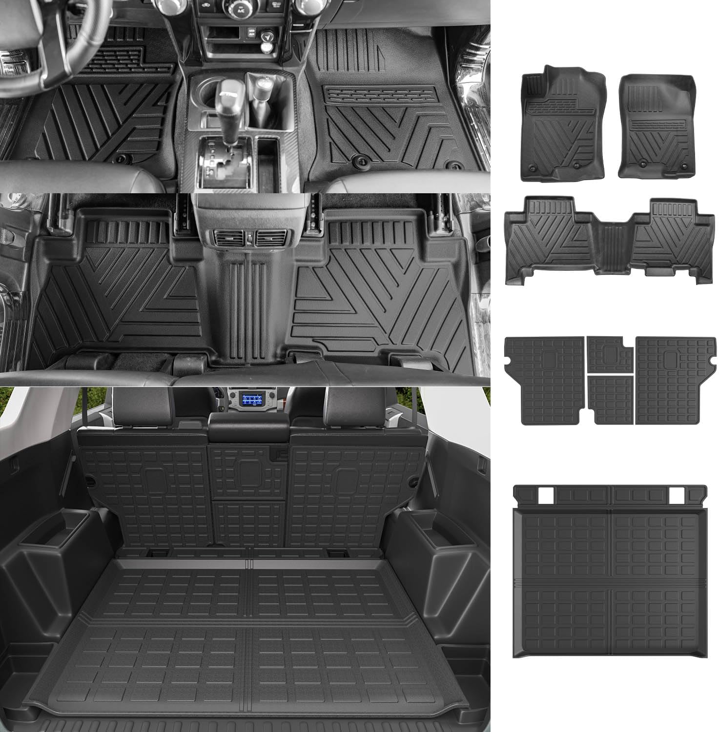 Premium Floor Mat Set for 2013-2024 Toyota 4Runner Models