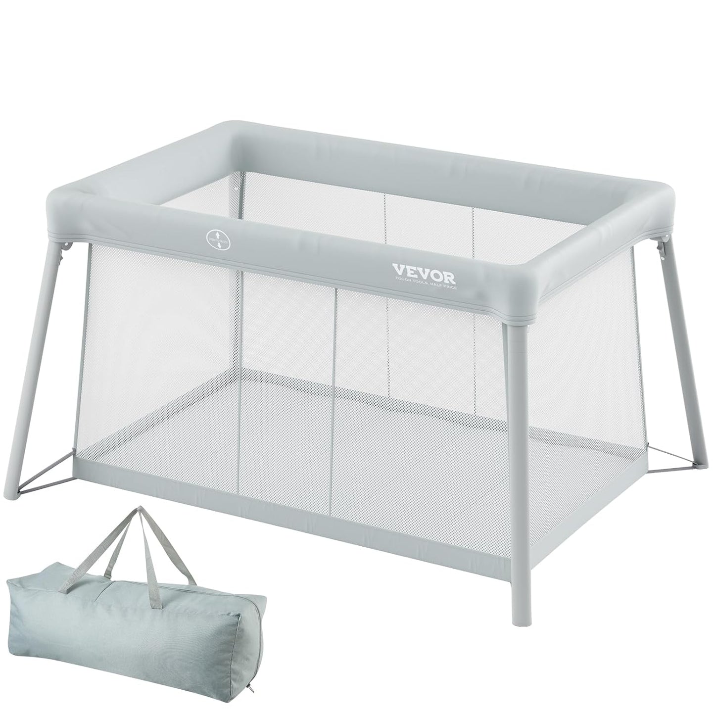 VEVOR Baby Travel Crib and Play Yard for Safe Playtime Fun
