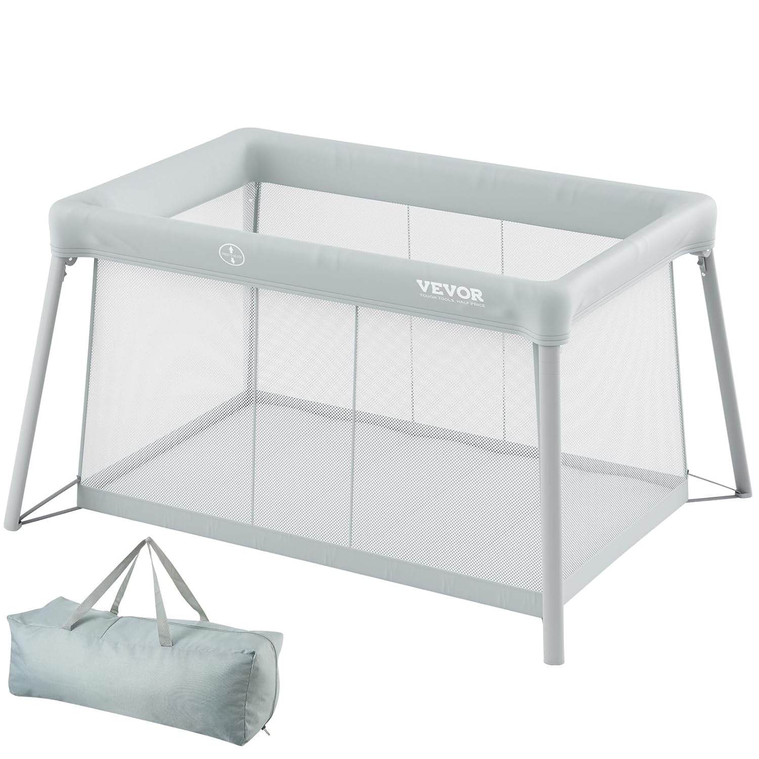 VEVOR Baby Travel Crib and Play Yard for Safe Playtime Fun