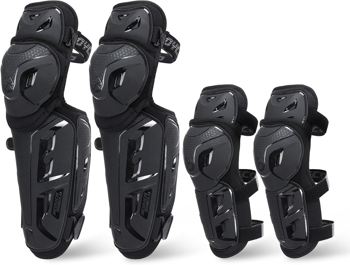 SCOYCO Motorcycle Knee Pads - CE Level 1 Protective Gear Armor