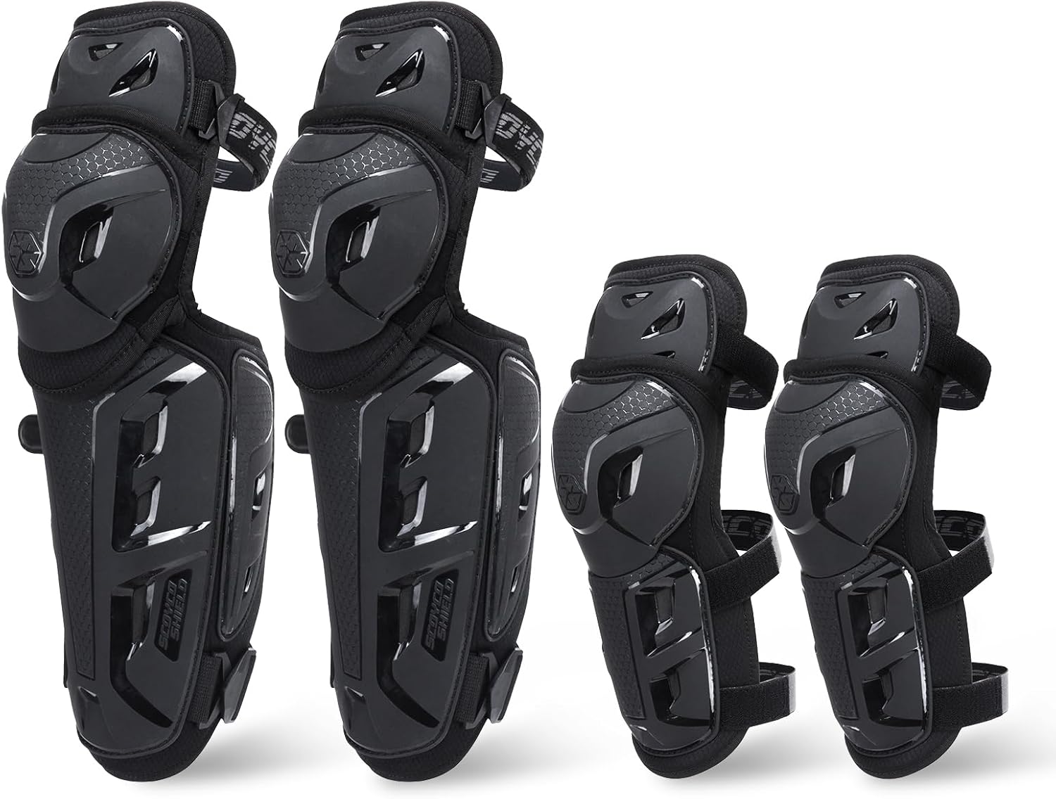 SCOYCO Motorcycle Knee Pads - CE Level 1 Protective Gear Armor