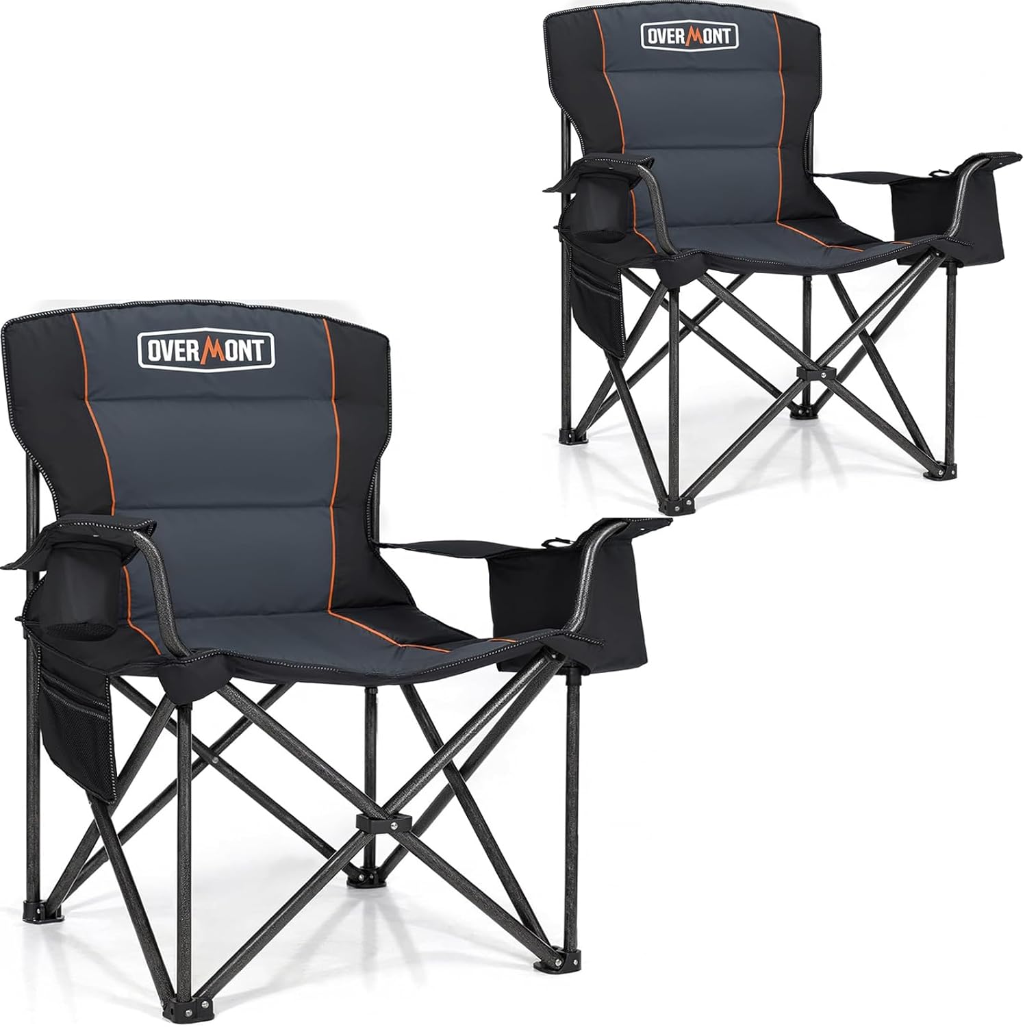 Overmont 450lb Support Camping Chair with Cooler Pockets