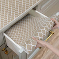 Beige Shelf and Drawer Liner 23 in x 10 ft - Strong Non-Slip