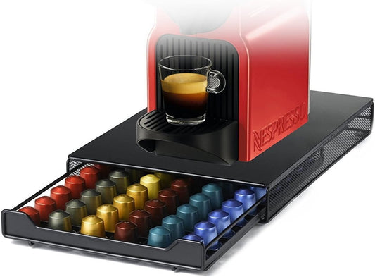 Capsule Drawer Coffee Pod Storage for Nespresso Machines
