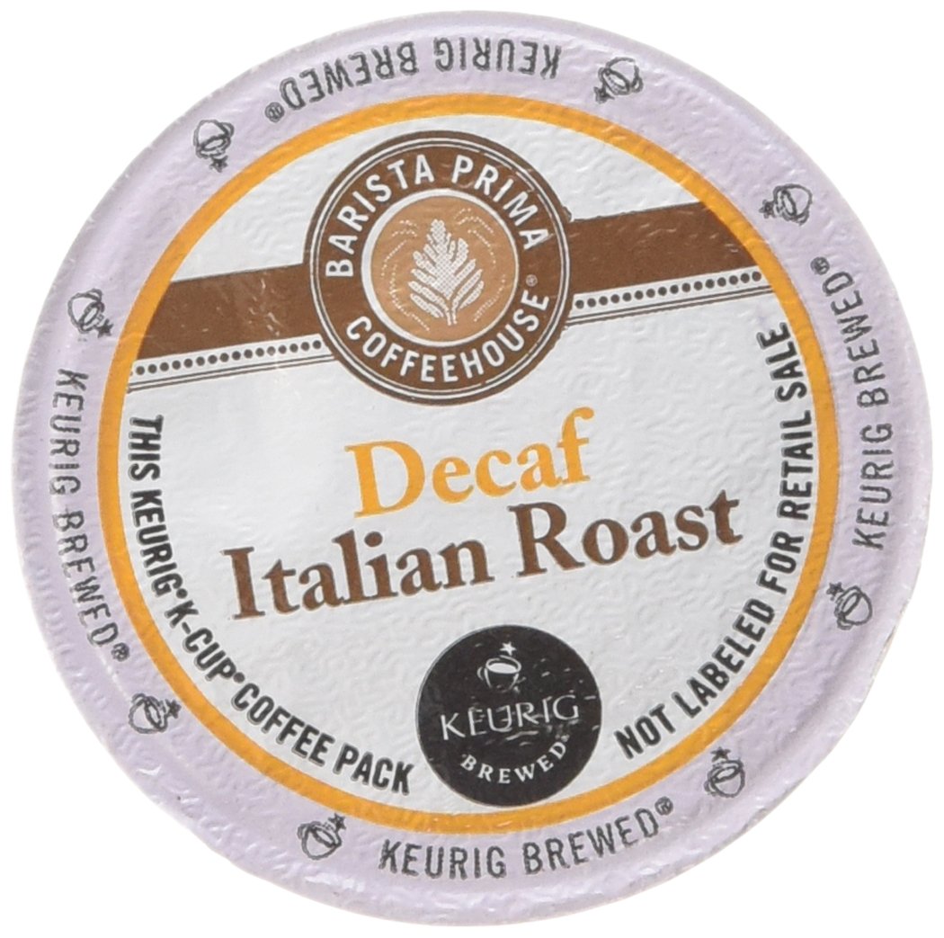 Barista Prima Decaf Italian Roast K-Cups for Rich Flavor