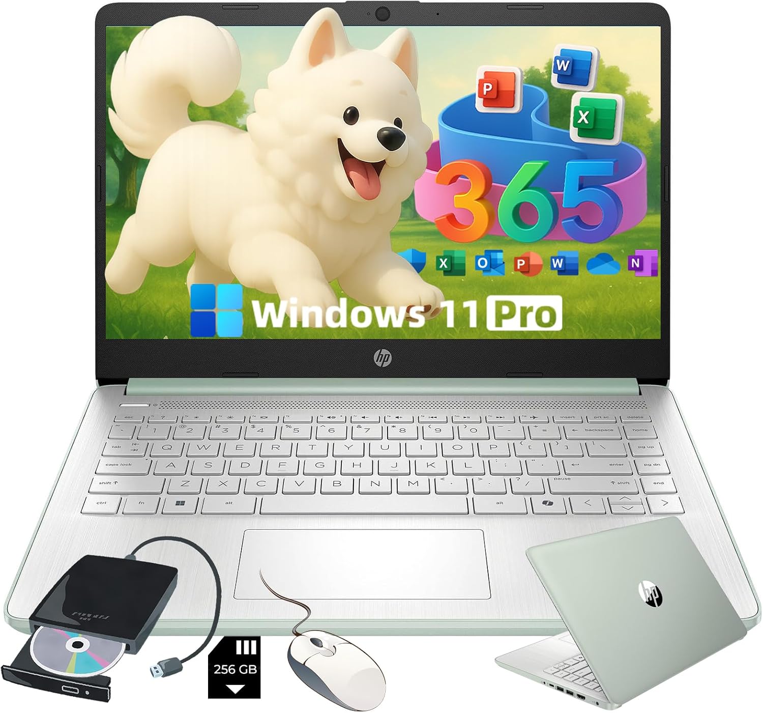 HP Flagship Everyday Laptop with AI-Powered Office 365 Features