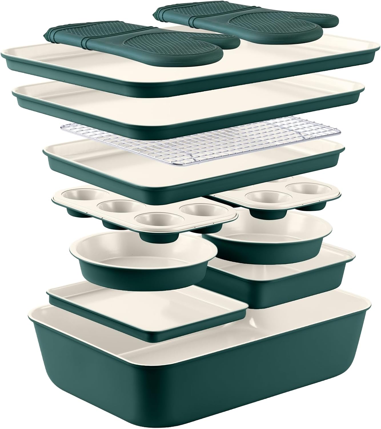 Country Kitchen Nonstick Stackable Bakeware Set Review