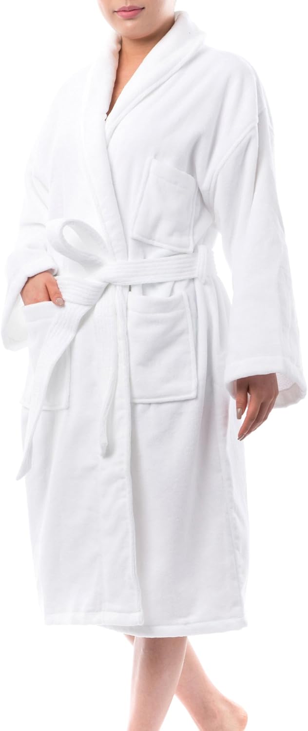 Blair Womens Cotton Terry Cloth Bathrobe for Luxurious Comfort
