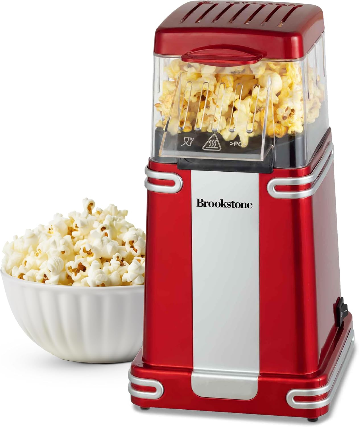 Brookstone Air Popcorn Maker - Nostalgia Movie Theatre Style