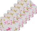 Nylah Floral Quilted Reversible Cotton Placemats Set of 6 - Vintage