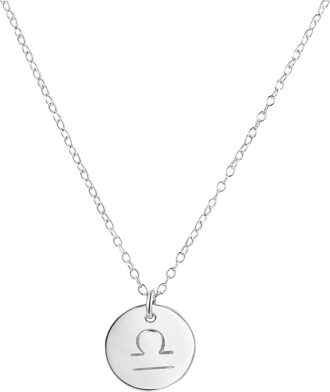 Handmade Zodiac Charm Necklace in Sterling Silver and Gold