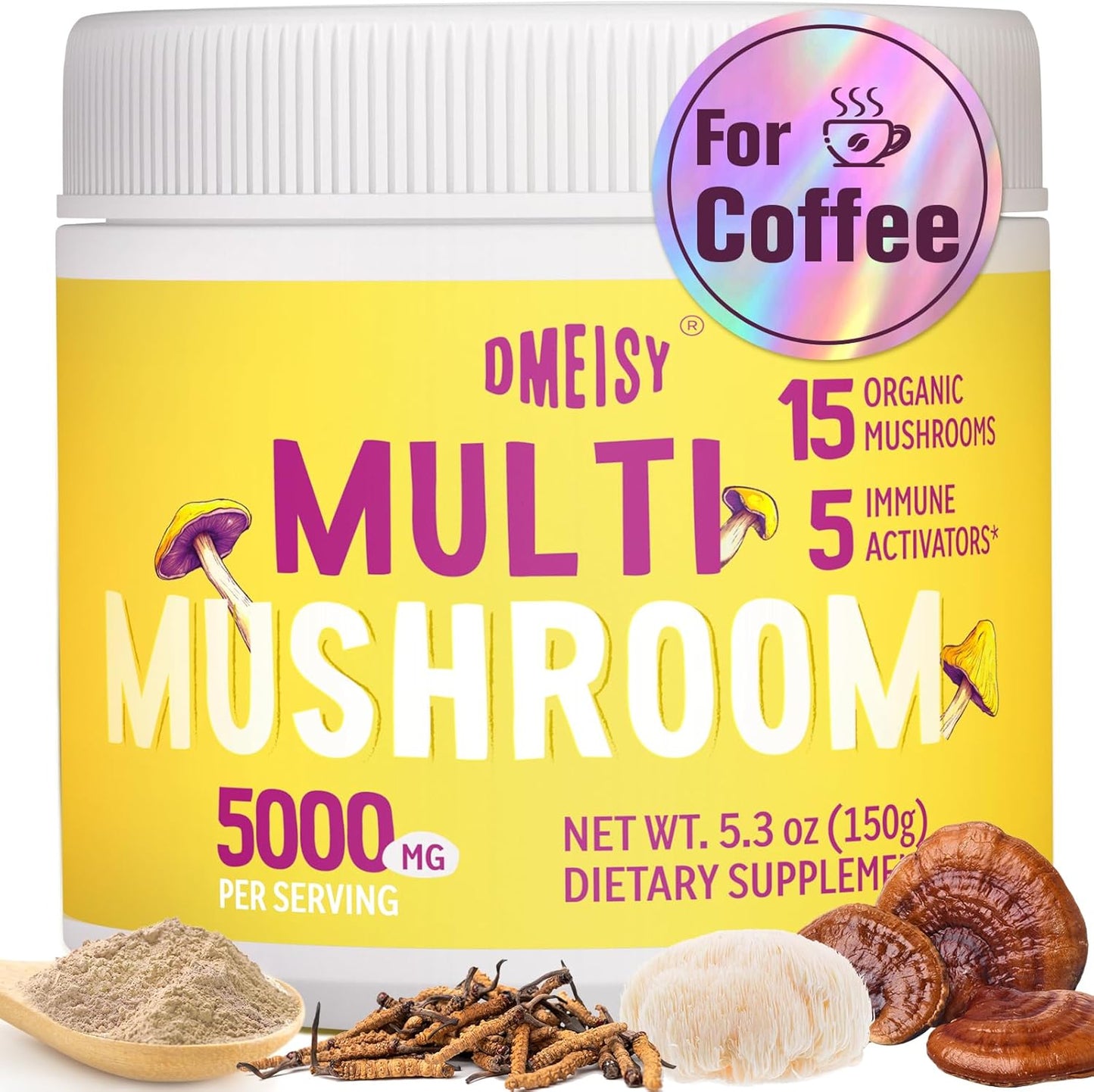 Powerful Mushroom Complex for Memory & Energy Boost