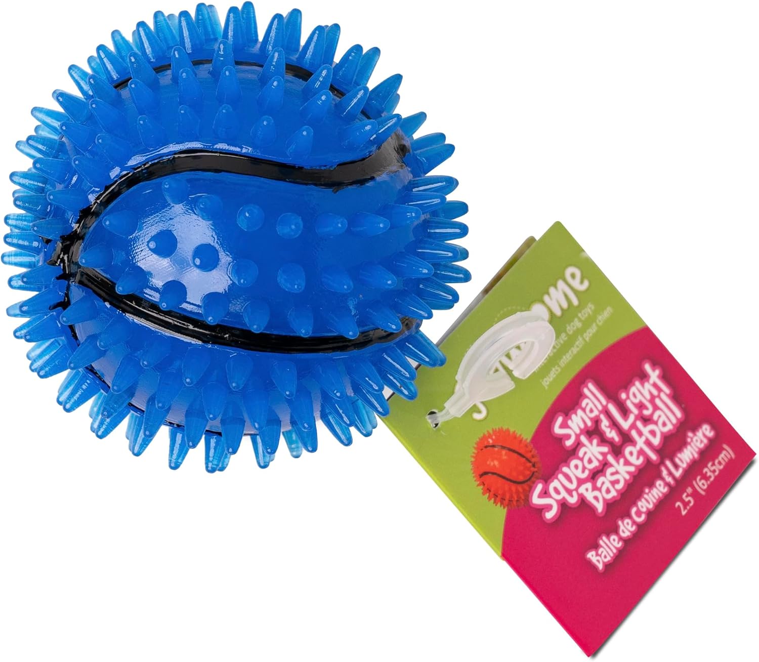 Spiky Squeaker Basketball: Dental Wellness Toy