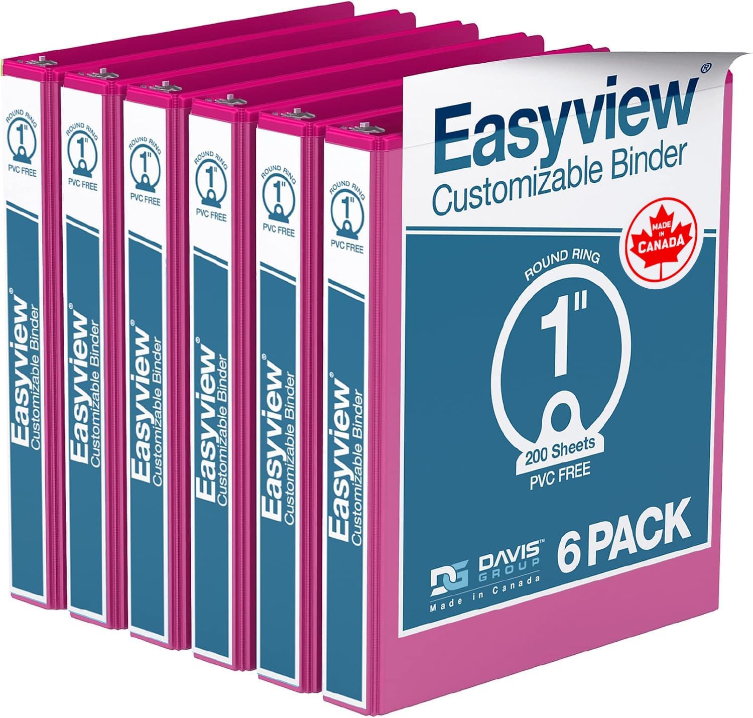 Easyview Premium 3-Ring Binders for School or Office Use