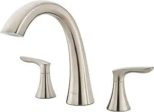 Pfister Weller 3-Hole Roman Tub Trim Only in Brushed Nickel