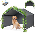 4 ft x 4 ft Large Dog House Outdoor Shelter - Rainproof Pet Tent