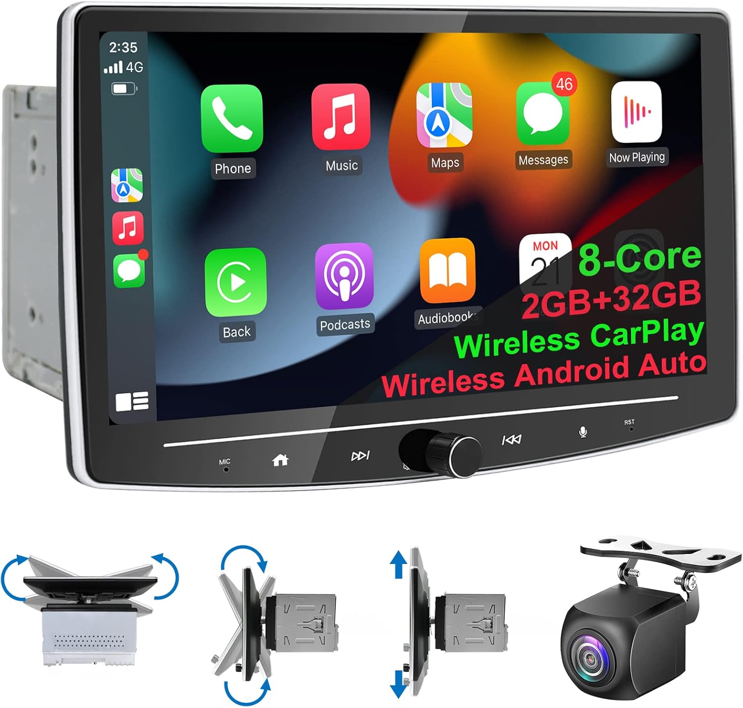 IYING 10 Detachable Android Car Stereo